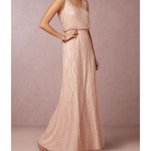 NWT Anthropologie BHLDN Dress in Blush